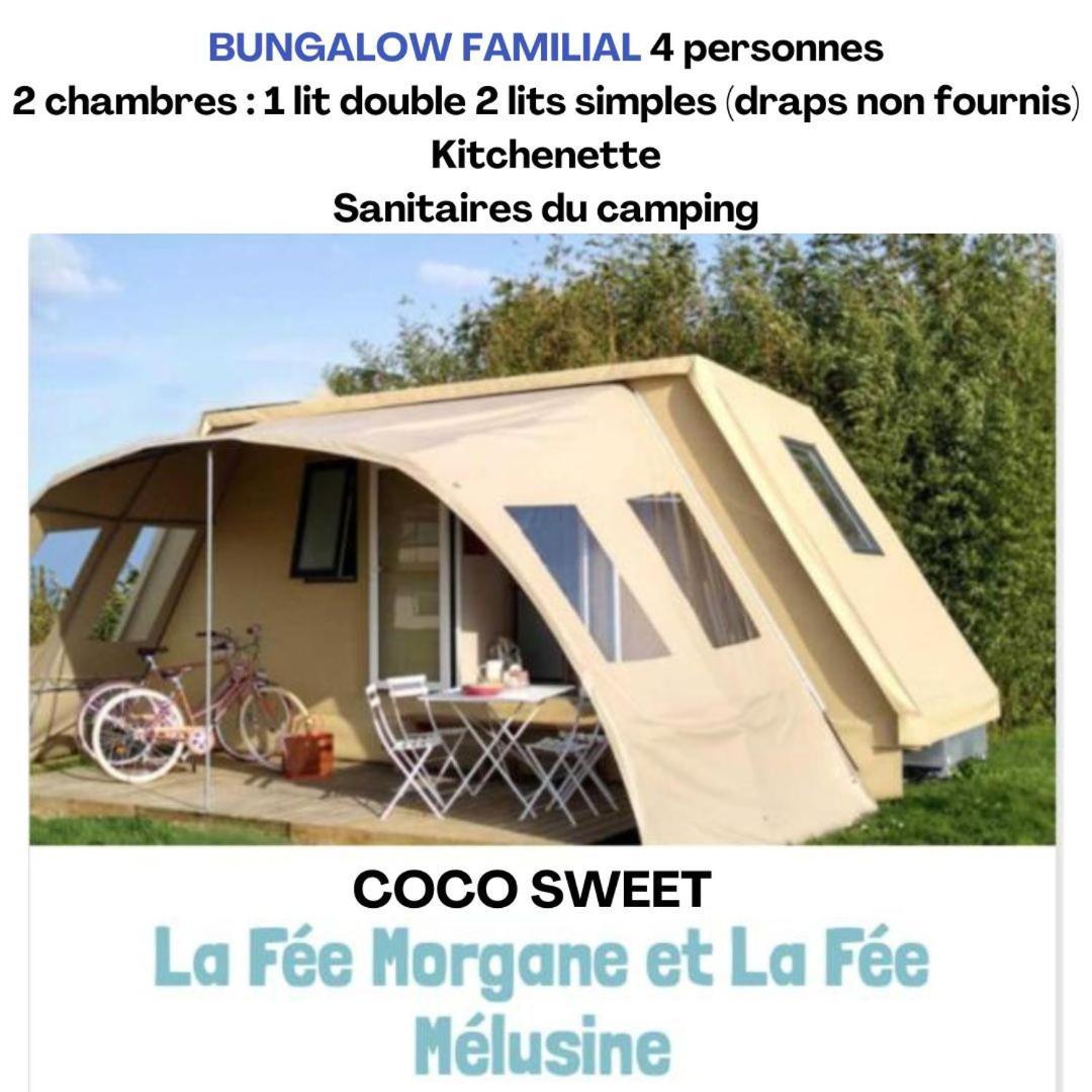 Camping Le Val Aux Fees - Broceliande Concoret Exterior foto