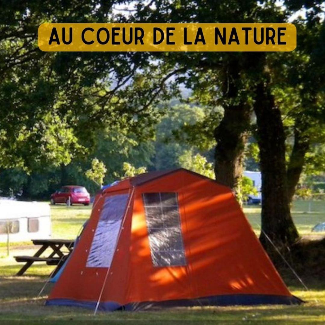 Camping Le Val Aux Fees - Broceliande Concoret Exterior foto