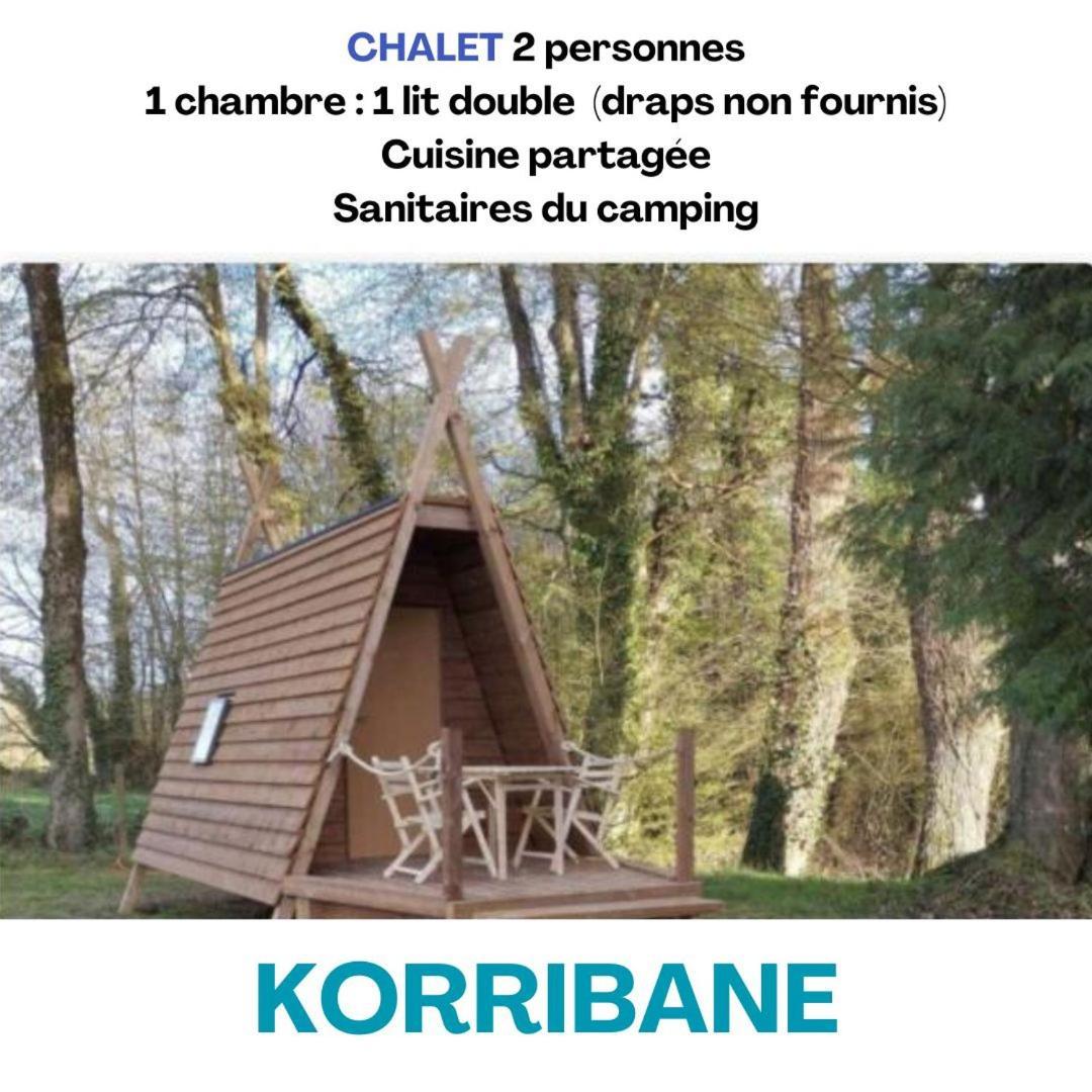 Camping Le Val Aux Fees - Broceliande Concoret Exterior foto