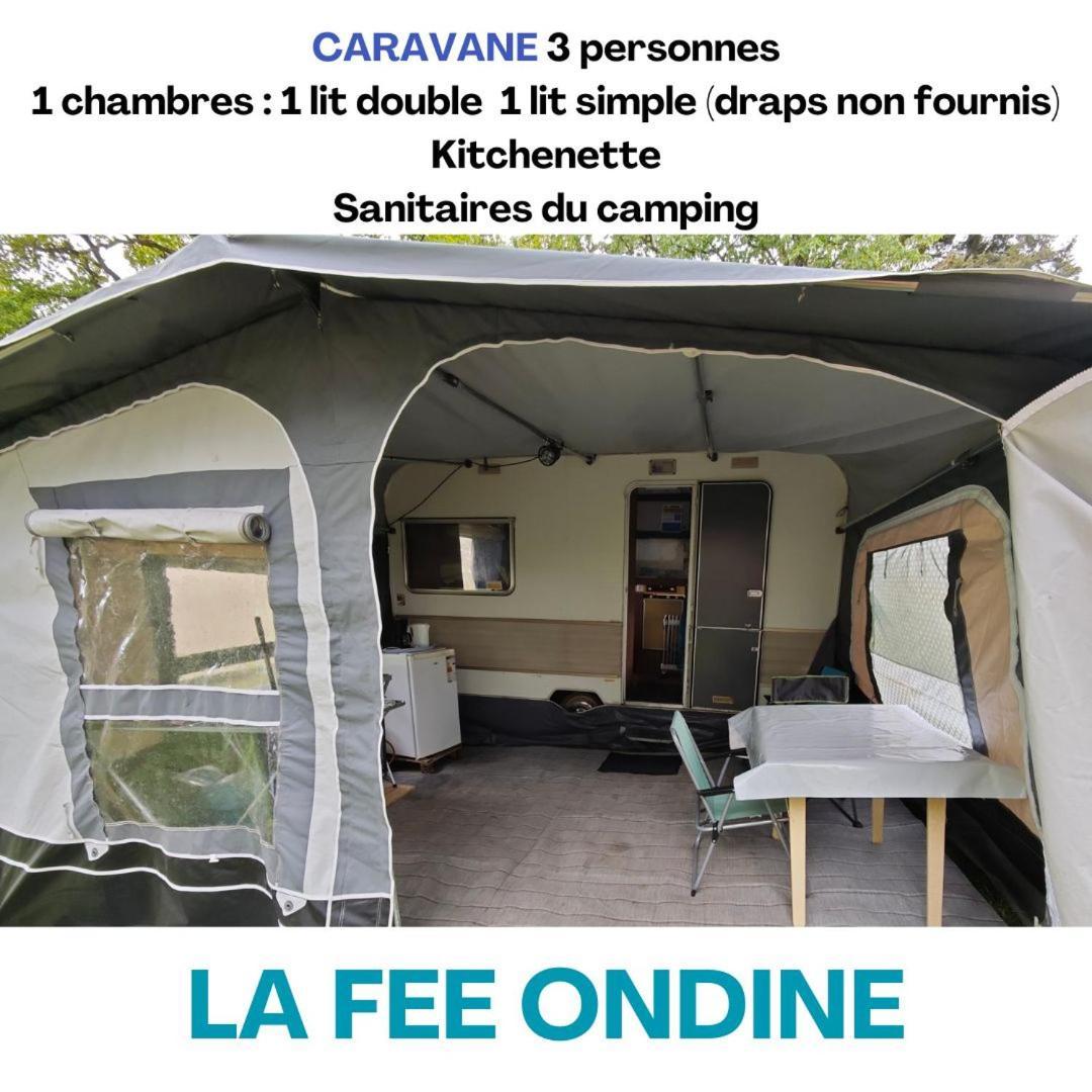 Camping Le Val Aux Fees - Broceliande Concoret Exterior foto