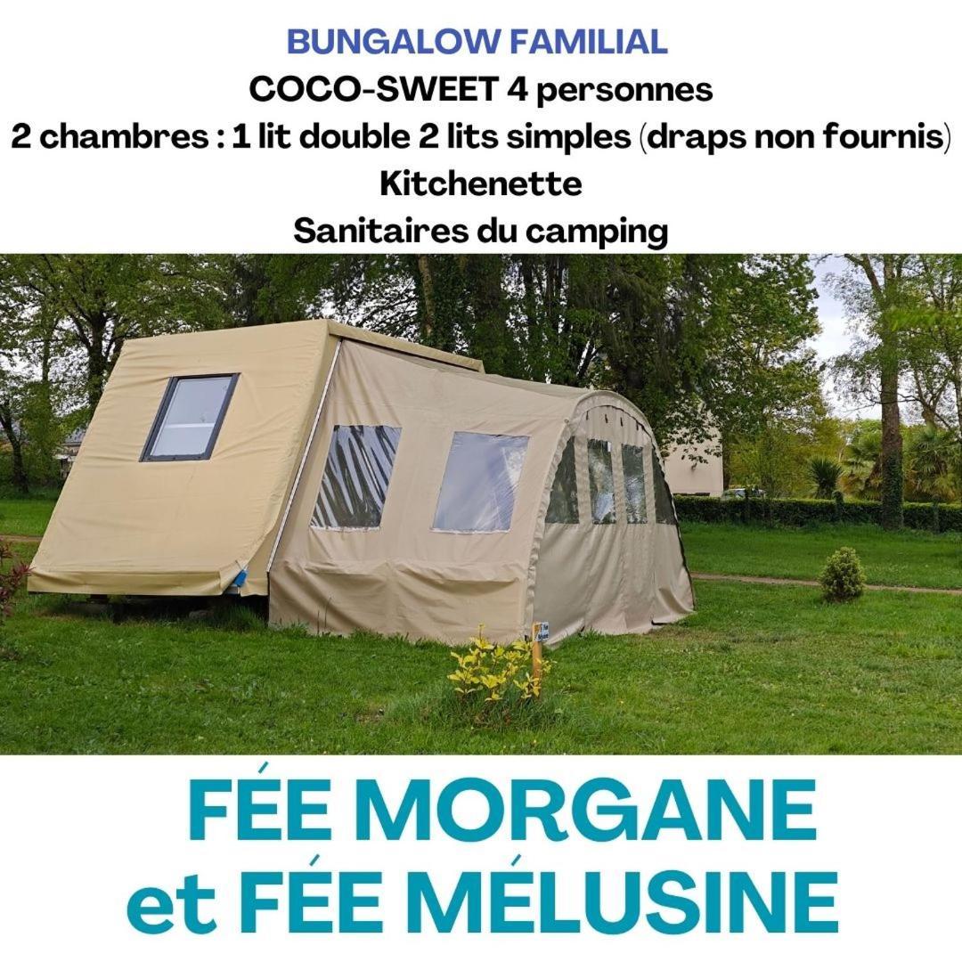 Camping Le Val Aux Fees - Broceliande Concoret Exterior foto