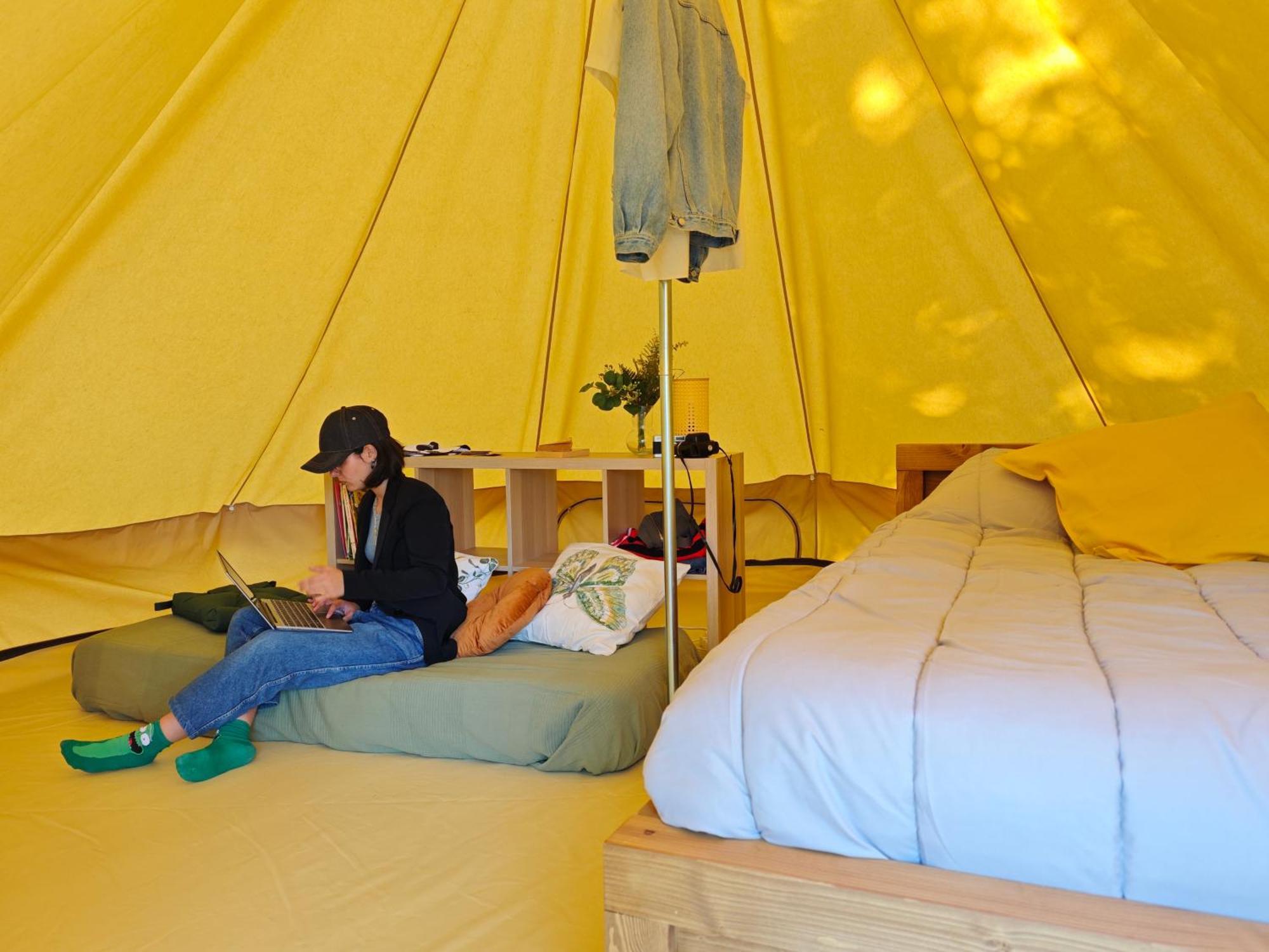 Camping Le Val Aux Fees - Broceliande Concoret Quarto foto